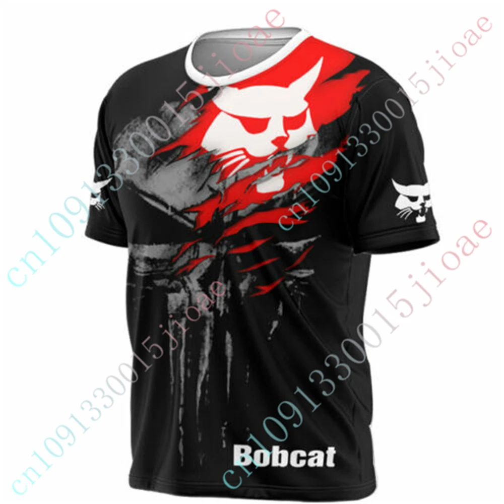 

Bobcat T-shirts Anime Oversized T-shirt Casual T Shirt For Men Women Harajuku Short Sleeve Top Unisex Clothing Custom Logo