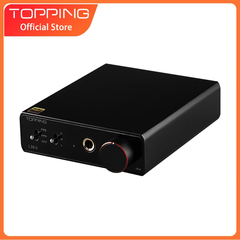 TOPPING L30 II NFCA Headphone AMP & Preamp application Maximum output power 560W x 2 DNR 144dB  3 gain settings