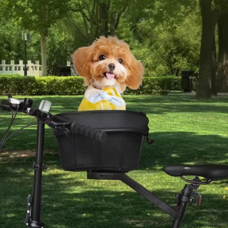 

Складная велосипедная корзина для перевозки животных, прочная, долговечная, с большим пространством, безопасная, устойчивая, велосипедные сумки-багажники, аксессуары для велосипедов