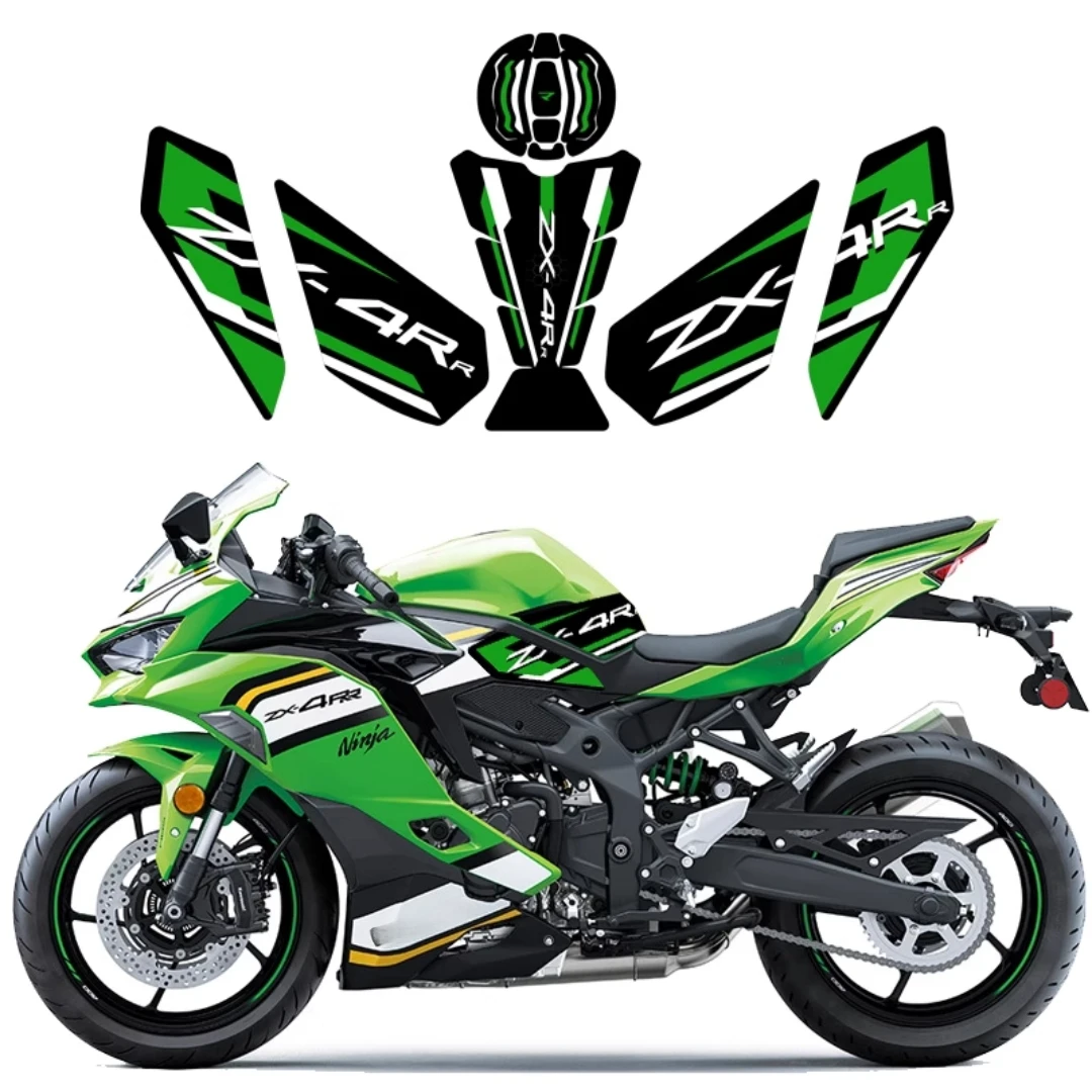 

for KAWASAKI ZX4R ZX-4RR 2023-motorcycle fuel tank sticker body fishbone sticker thickened and durable
