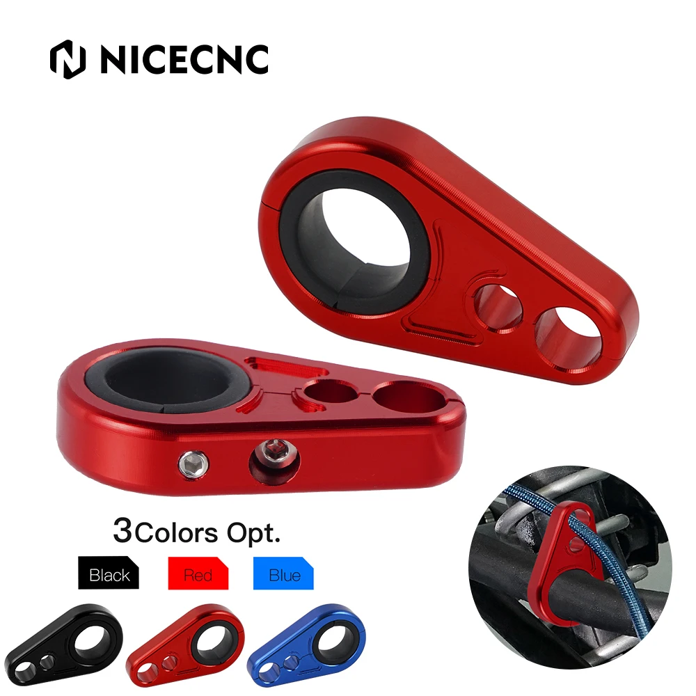 

NICECNC ATV Aluminum A-Arm Brake Line Clamps For Polaris Sportsman 300 400 450 500 RZR Ranger For Yamaha Raptor 700 Grizzly