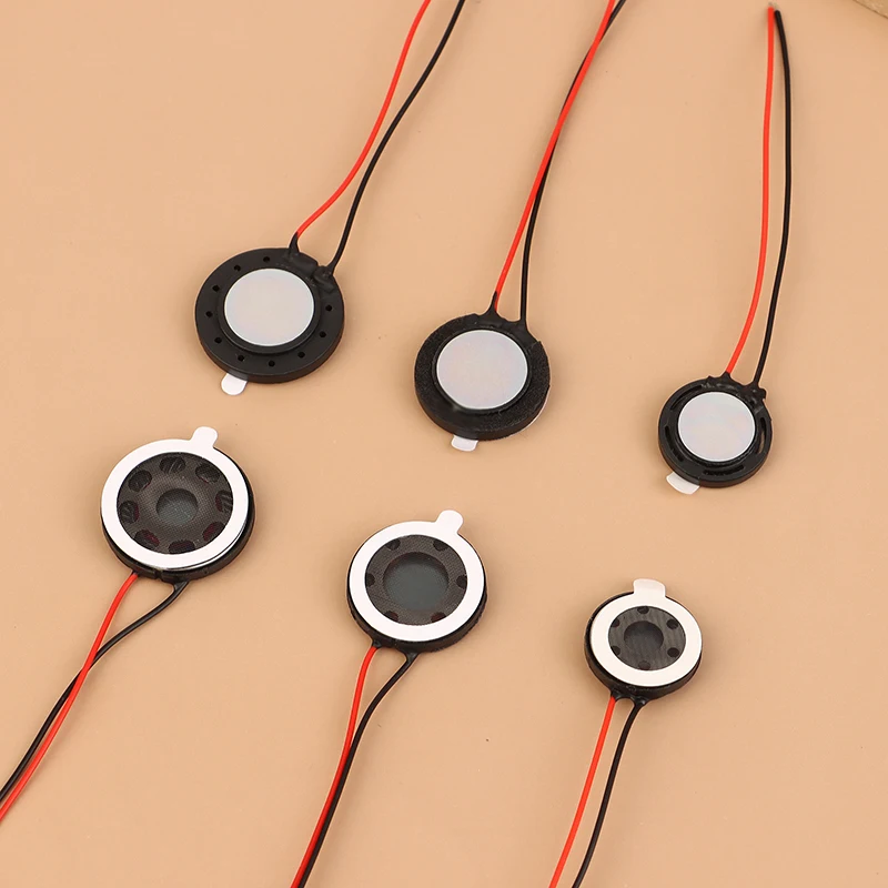 Hot 2Pcs Round 8 Ohm 1W Speaker 8ohm 15MM/18MM/20MM Loud Speakers Tablet Mobile Phone Trumpet Horn Small Loudspeaker Audio