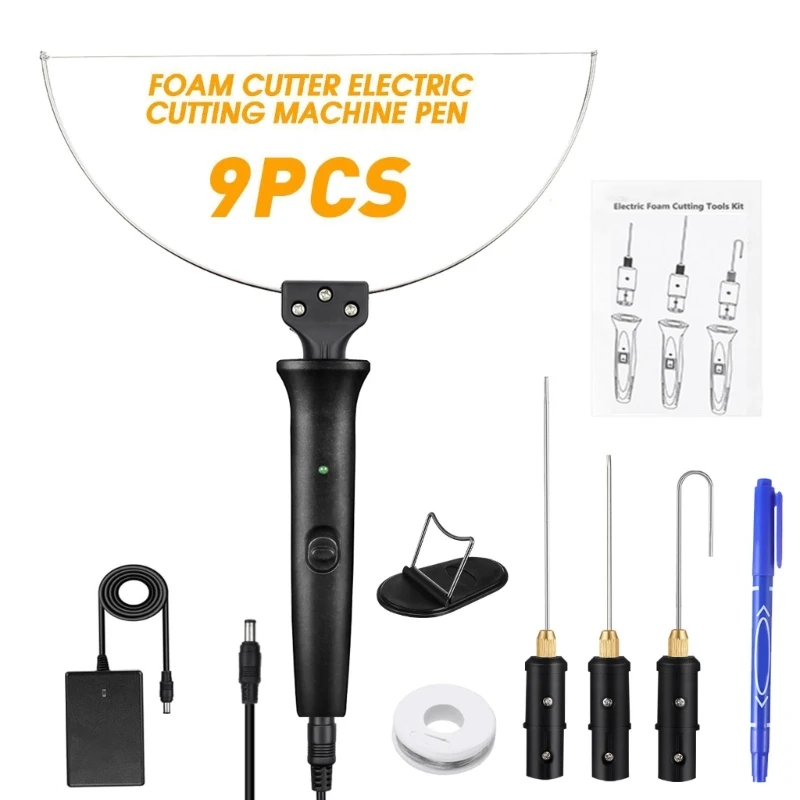 E5BE 18W Electric Foam Cutter Kit Foam Cutting Pen 150℃ Temperature  Cutter Styrofoam Cutting Tool Engraver Accessory