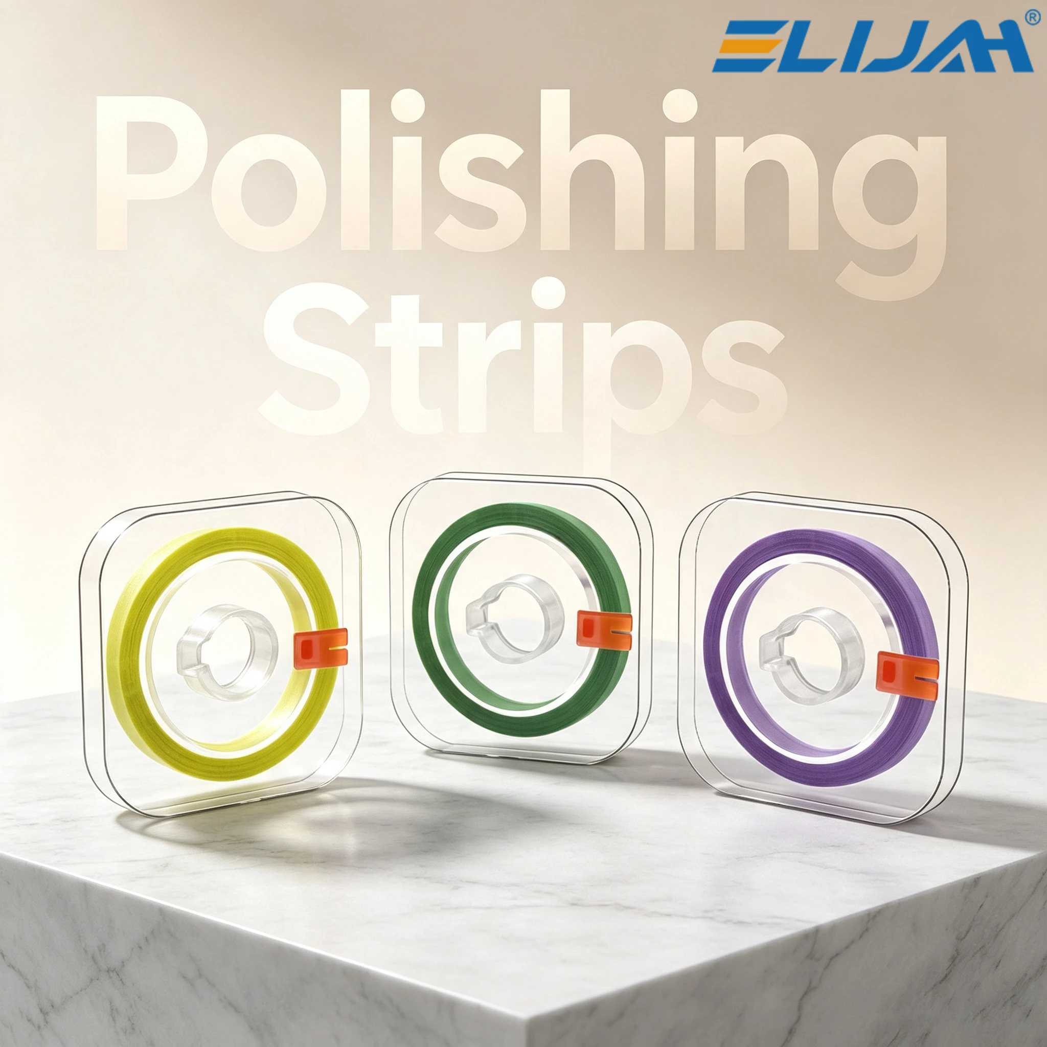 Dental Polishing Strips Roll 4mm x 6m 20/30/50um Grit Multifunctional Interdental Sanding Surface for Resin Composite Finishing