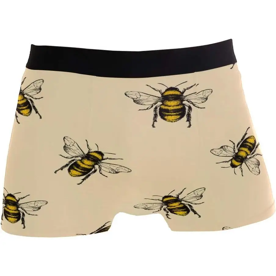

Mens Boxer Briefs Underwear Breathable Stretch Boxer Trunk with Pouch S-XXL Underwear with Moisture-Wicking Fabric