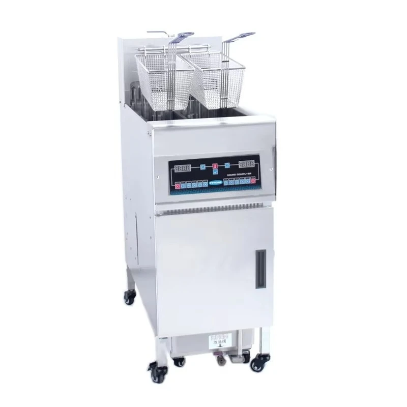 Auto Lifting Stainless Steel Restaurant Deep Open Fryer Commercial Electric Fryers for Kitchen