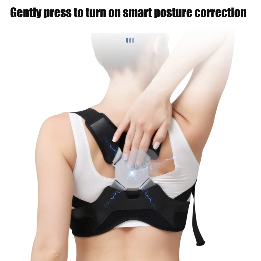 TIKE Smart Posture Corrector Universal Posture Corrector Intelligent Posture Reminder, Vibrate To Improve Posture Humpback Brace