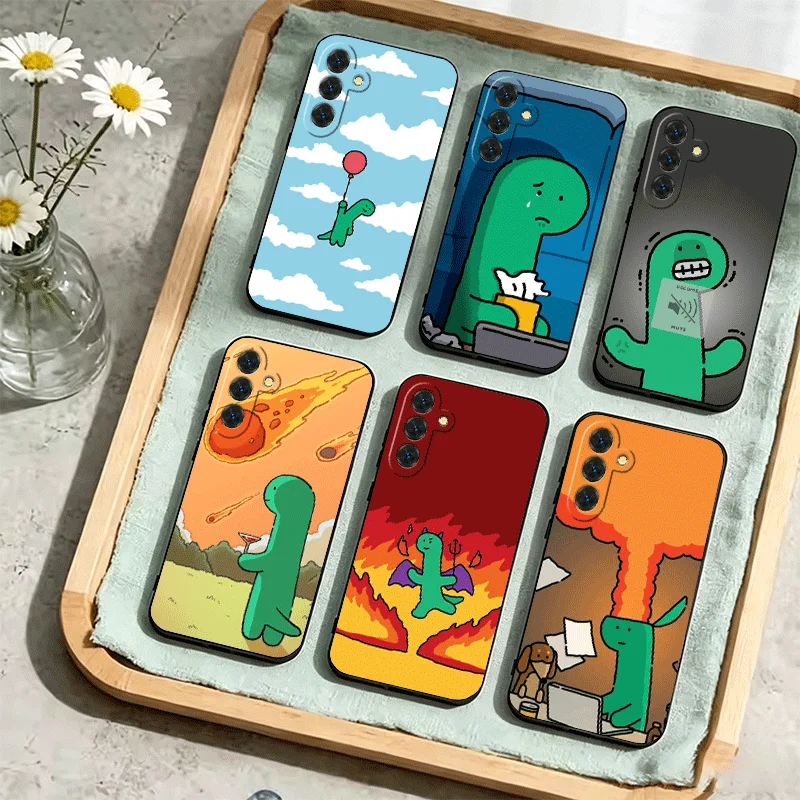 Cartoon J-Joguman Dinosaur Phone Case For Samsung Galaxy A17 A16 A15 A14 A13 A57 A56 A55 A54 A53 A37 A36 A35 A34 A33 A27 A26 A25