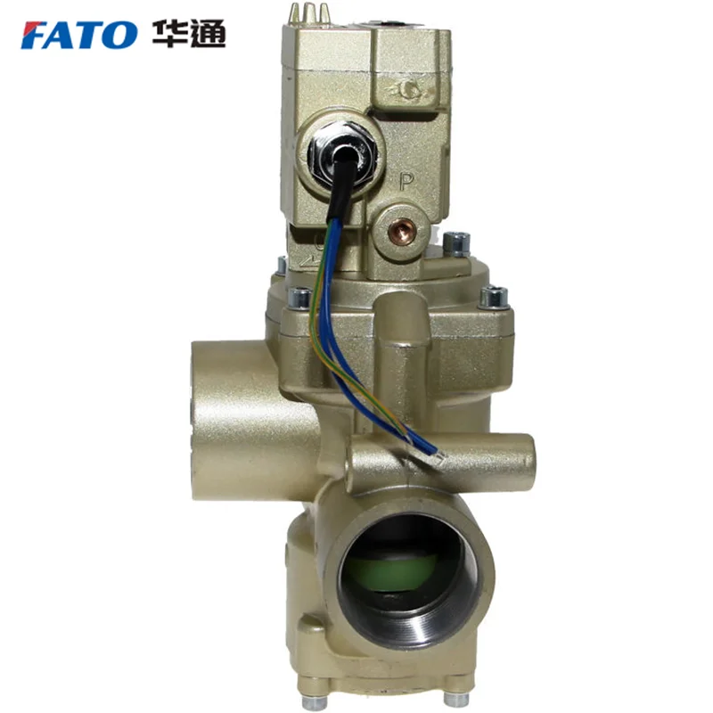 High Quality large Flow Aluminum DN 40 1.5 inch 1-1/2 out door 3 Way Solenoid Control valve K23JD-40-15-25W