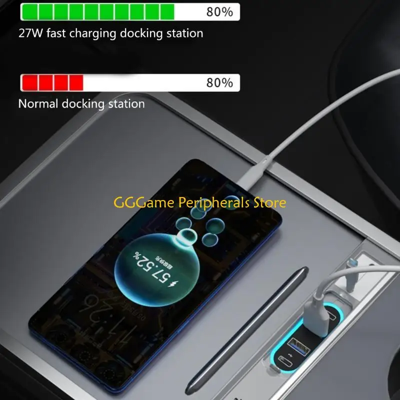 U55B Docking Station USB Hub Multiport Adapter Accessories Port for