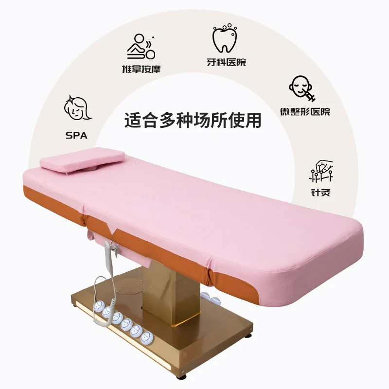 Massage Table & Bed,Beauty Salon Furniture,Adjustable Beauty , Embroidery , Eyelash Extension , Body Treatment Injection , Massa