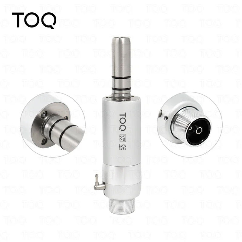 Professional LAB Slow Low Speed Air Motor Micromotor 2/4 Hole Connector Fit E Type Contra Angle and Straight Handpiece