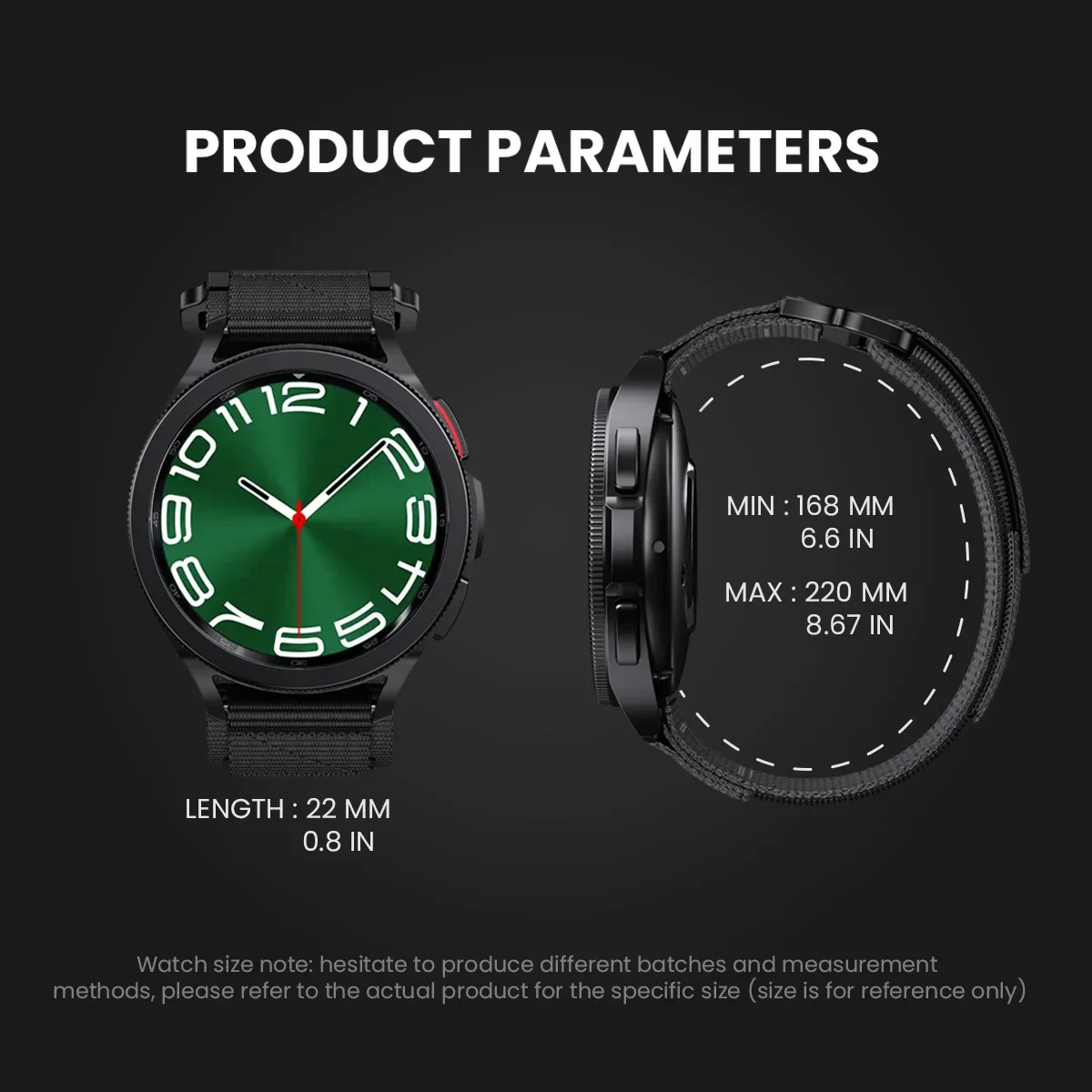 RUN Nylon Band 20mm 22mm Universal Replacement Wristband Sport Watch Strap for Men Women Bracelet Colorful Belt Accessories
