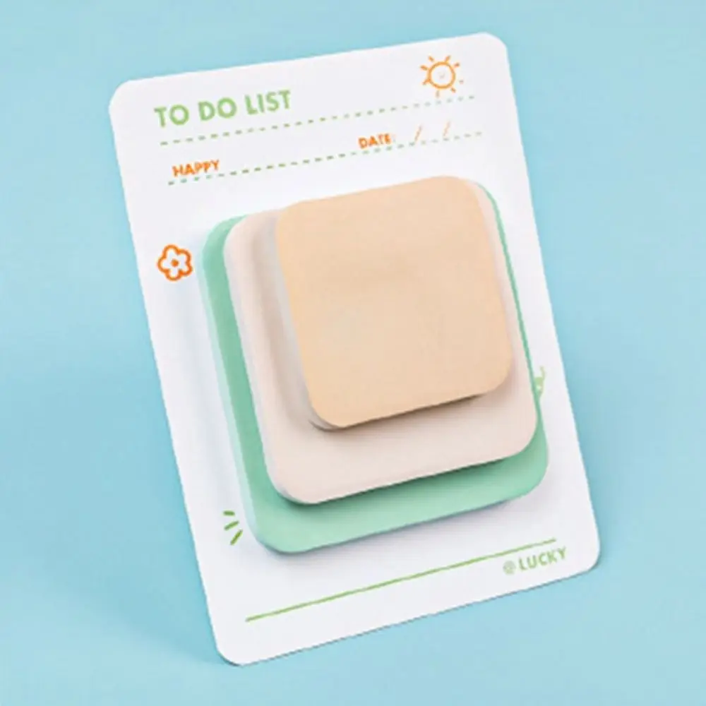 90 lembar buku catatan tempel Memo Pad lipat gaya Instagram pesan kertas tempel berwarna catatan tempel kantor