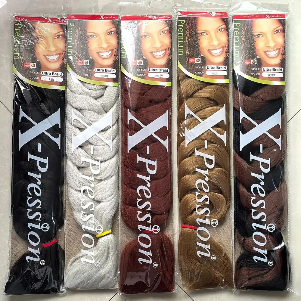 10 bags of 41-inch giant crochet hair African black synthetic long braids, in stock