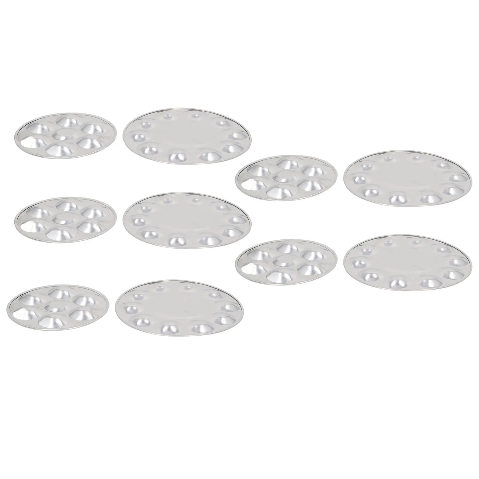 Round Paint Tray Metal Paint Tray Aluminium Alloy Round Shaped Sturdy  Widely Used for Watercolor