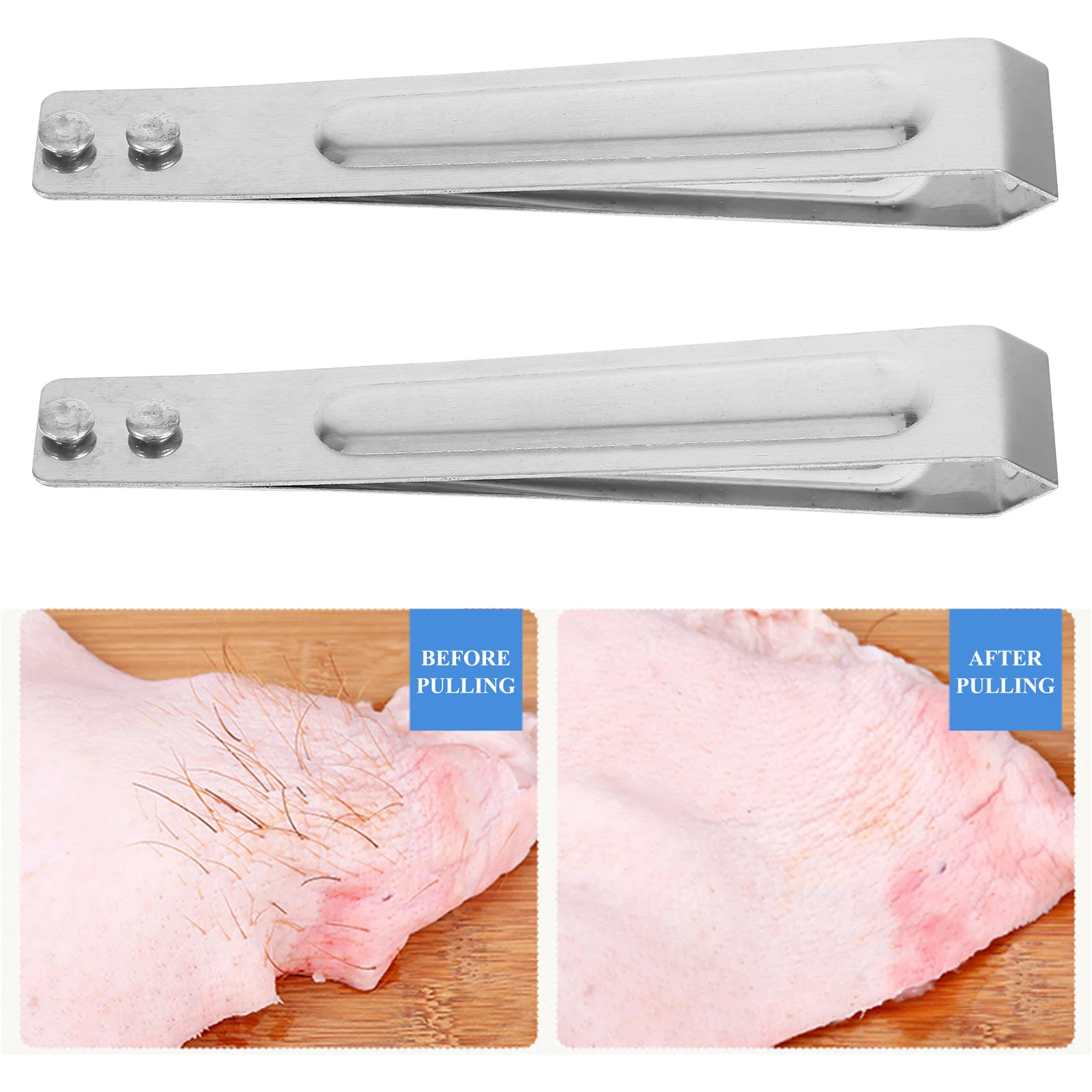 

3Pcs Stainless Steel Garlic Tweezers Peeler Lightweight Garlic Skin Removal Tool Kitchen Fine Bone Tweezer