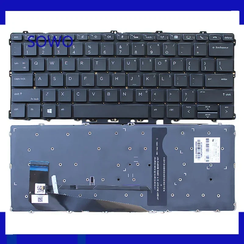 New Keyboard with backlit for HP EliteBook X360 1030 G2 1030 G3 1030 G4