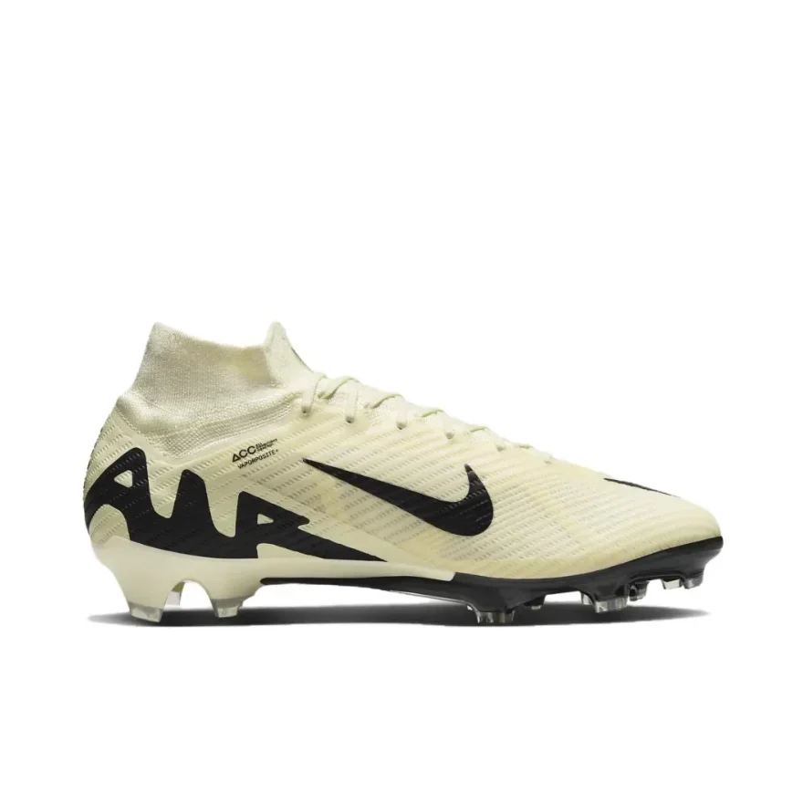 NIKE Mercurial Superfly 9 Elite FG High-Top Men football boots comfortable and stable Soccer shoes cushioning sneaker beige