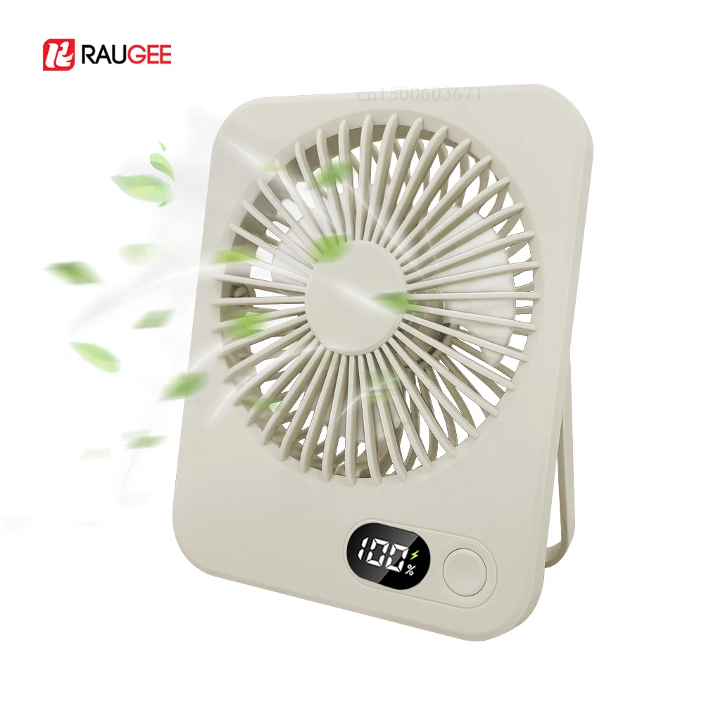 

Mini Portable Desk Fan USB Rechargeable Wall Mount Fan Small Hanging Fan WIth 5Gear Student Office Table Fan Camping Tent Fan