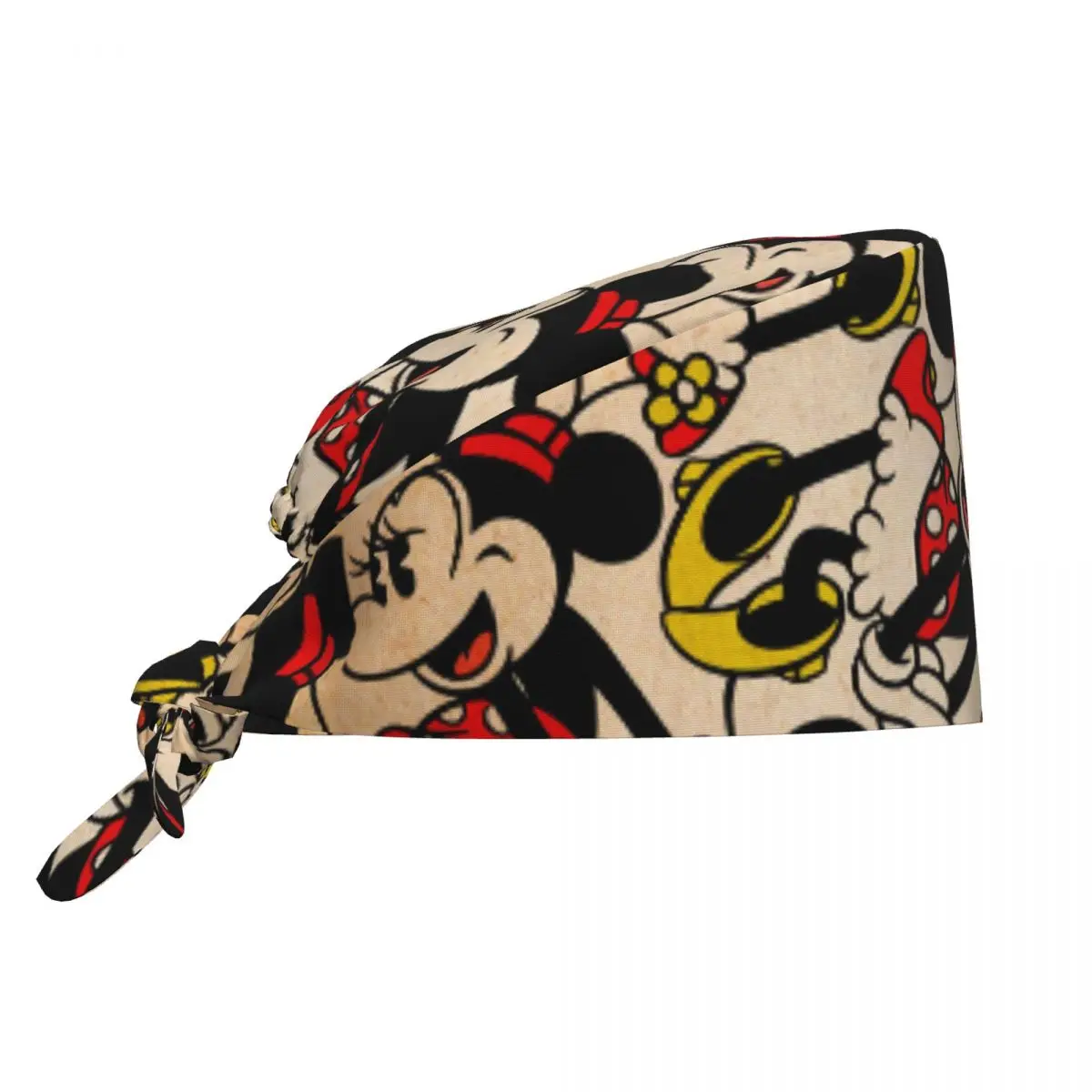 

Mickey Mouse Scrubs Hats Vintage Operator Nursing Surgicals Caps Unisex Style Nurse Dentist Spa Work Caps Hat
