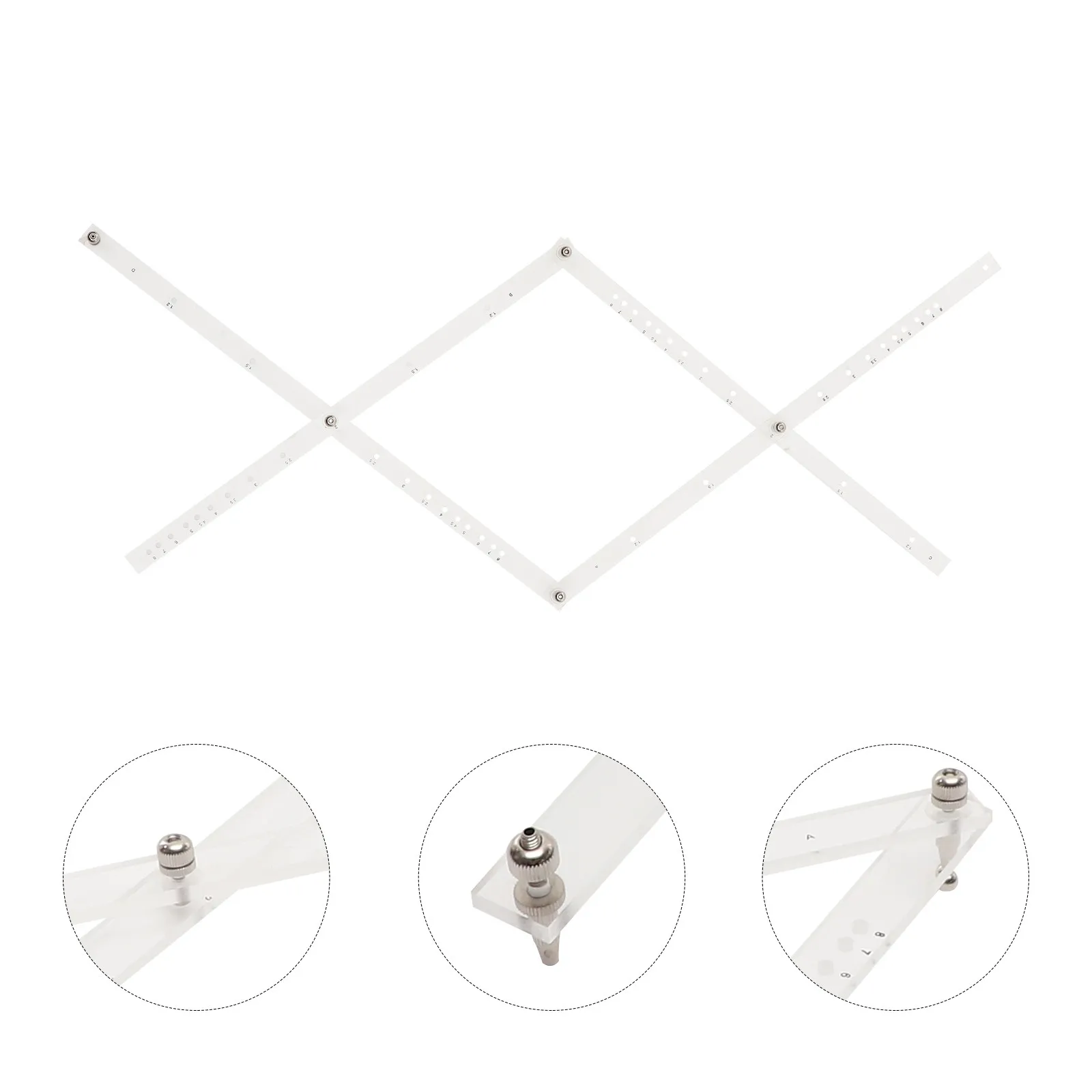 Scale Ruler Premium Plastic Stainless Steel Drafting Tool for Students School Office Drawing