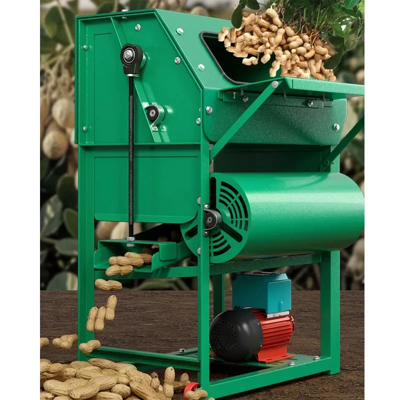 Electric Peanut Picking Machine Household Peanut Vine‑Fruit Separation Apparatus Small Farm Peanut Harvest Threshing Processing