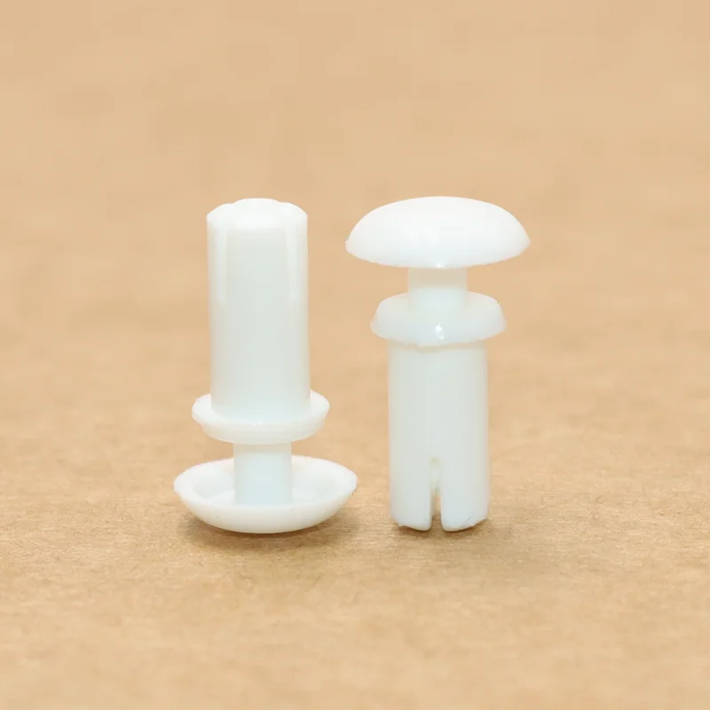 Remache de plástico de nailon tipo R, espaciador de expansión para uñas, Clip de hebilla resistente al calor para fijación de placa base PCB de