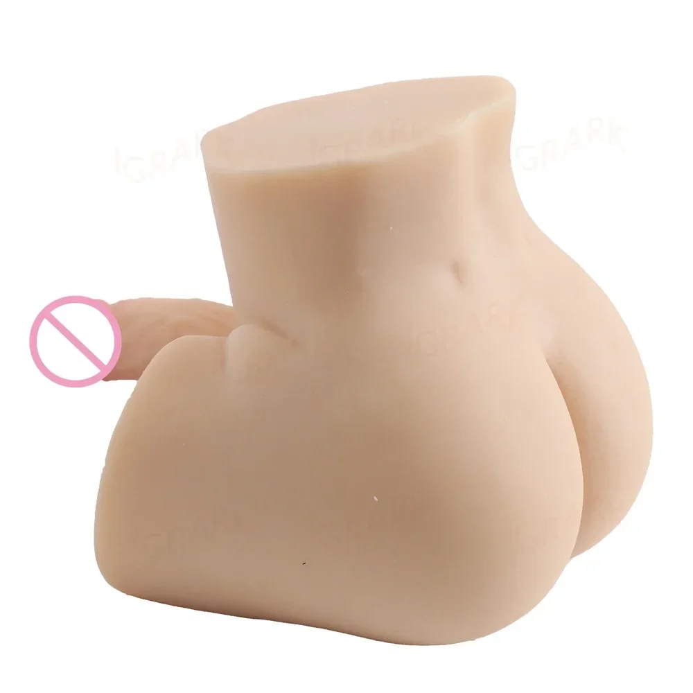 3D Realistic Male Ass Fake Penis Female Masturbation Doll Men\'s Long Penis Dildo Plug Vagina Sex Anal Butt Plug Sex Toys for Men