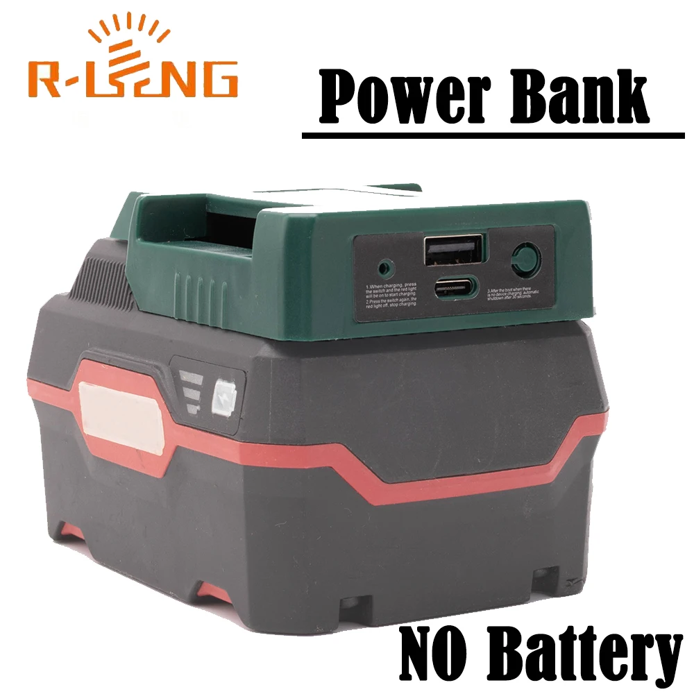 Portable Power Bank For Lidl Parkside X20V Team Li-ion Battery For Mobile Phone Fast Charging Interface (Not a Battery Charger )