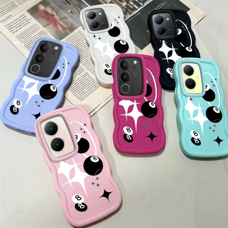 حافظة لهاتف VIVO V25 V27 V27e V29 V29e V30 V30e Y03 Y17 Y17S Y22s Y28 Y29 Y36 Y39 Y400 Y78 غطاء معكرون ناعم