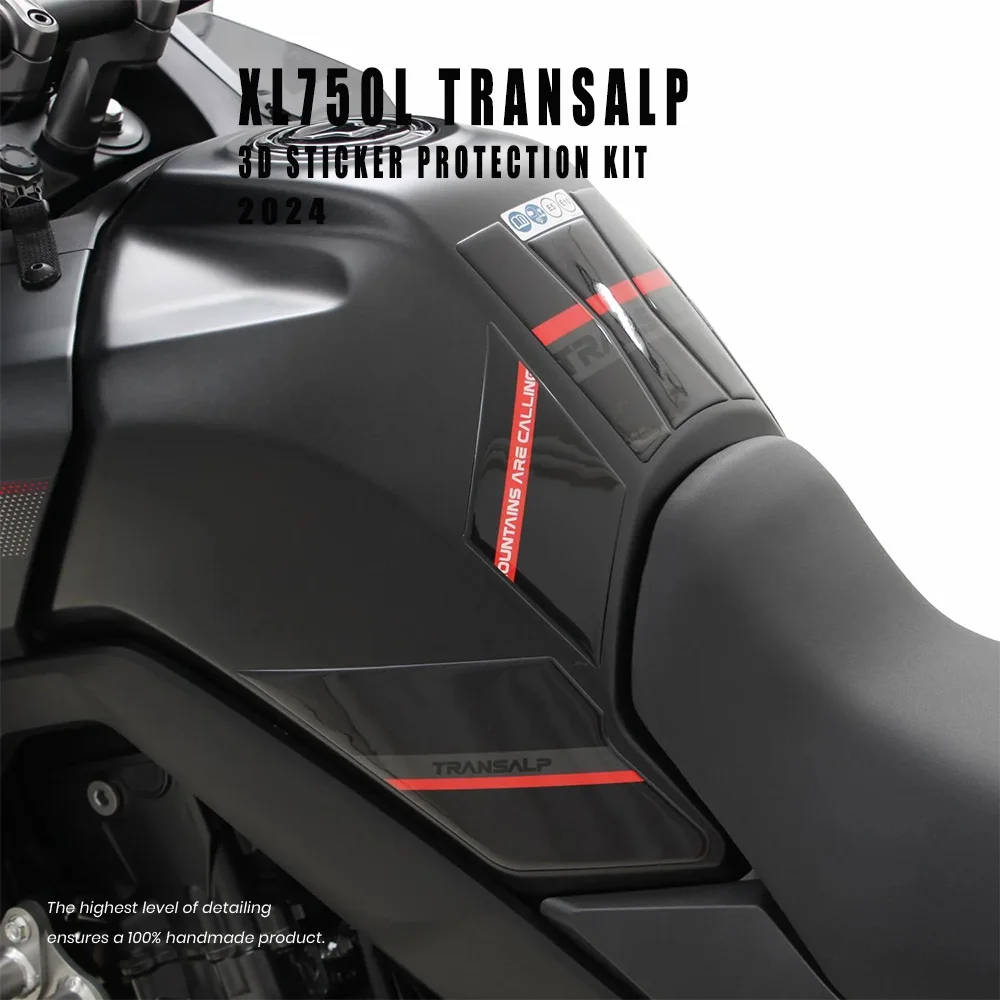 

Для XL750 TransAlp 750 мотоцикла 3D эпоксидная наклейка комплект топливного бака боковая защита бака Pad наклейка 2024