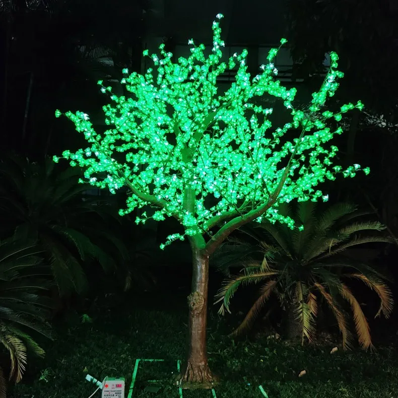 

Natural Tree trunk LED Artificial Cherry Blossom Tree Light Christmas Light 3m Height 110/220V Rainproof Outdoor Use