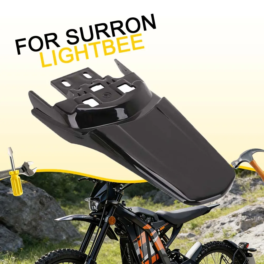 

Motorcycle Rear Mudguards Fender For Sur-Ron Light Bee X S Off-Road Electric Dirt Bike Vehicle Motocross Accessories Plastic