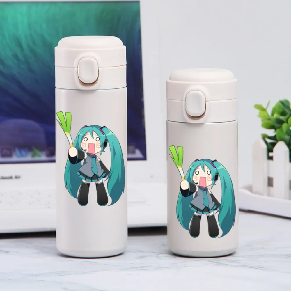 320Ml/420Ml Thermos Cup Anime Hatsune Miku 304 Stainless Steel Insulated Cups Outdoor Portable Water Bottle Thermocup Gift