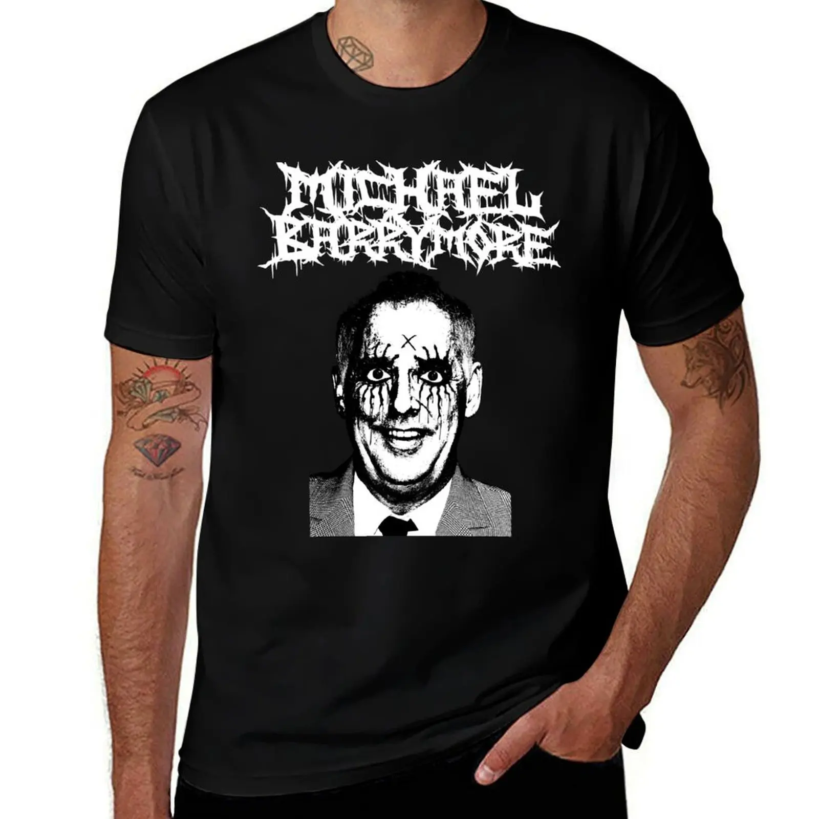 Michael Barrymore T-Shirt Plus Size Lightweight Tee Shirt T-Shirt