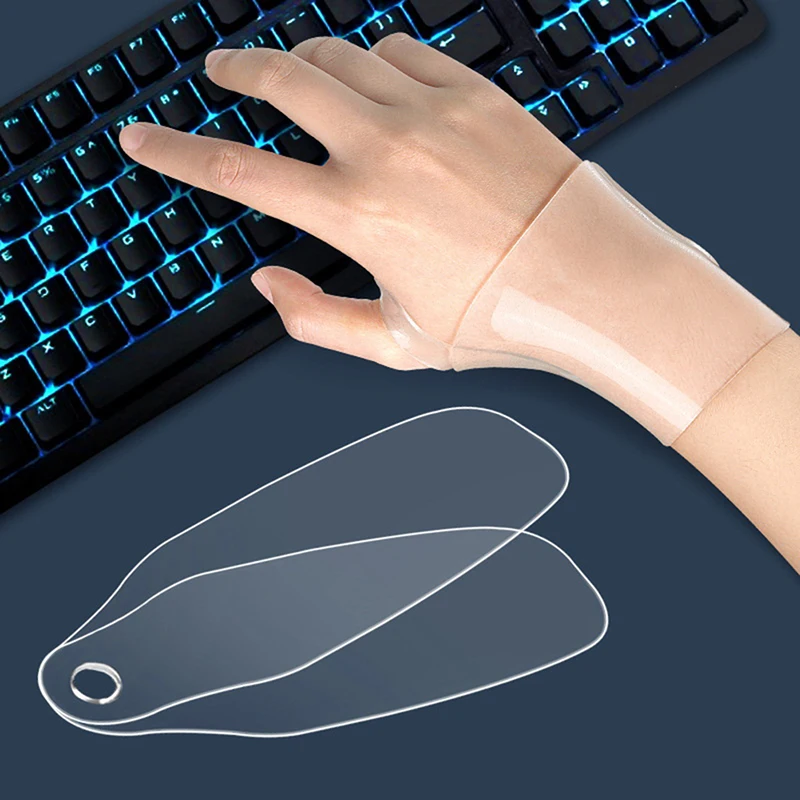 Wholesale 1Pc Transparent Wristband Soft Silicone Wrist Bands for Men Women Hand Wrist Protection Brace Pad Wristband Sports