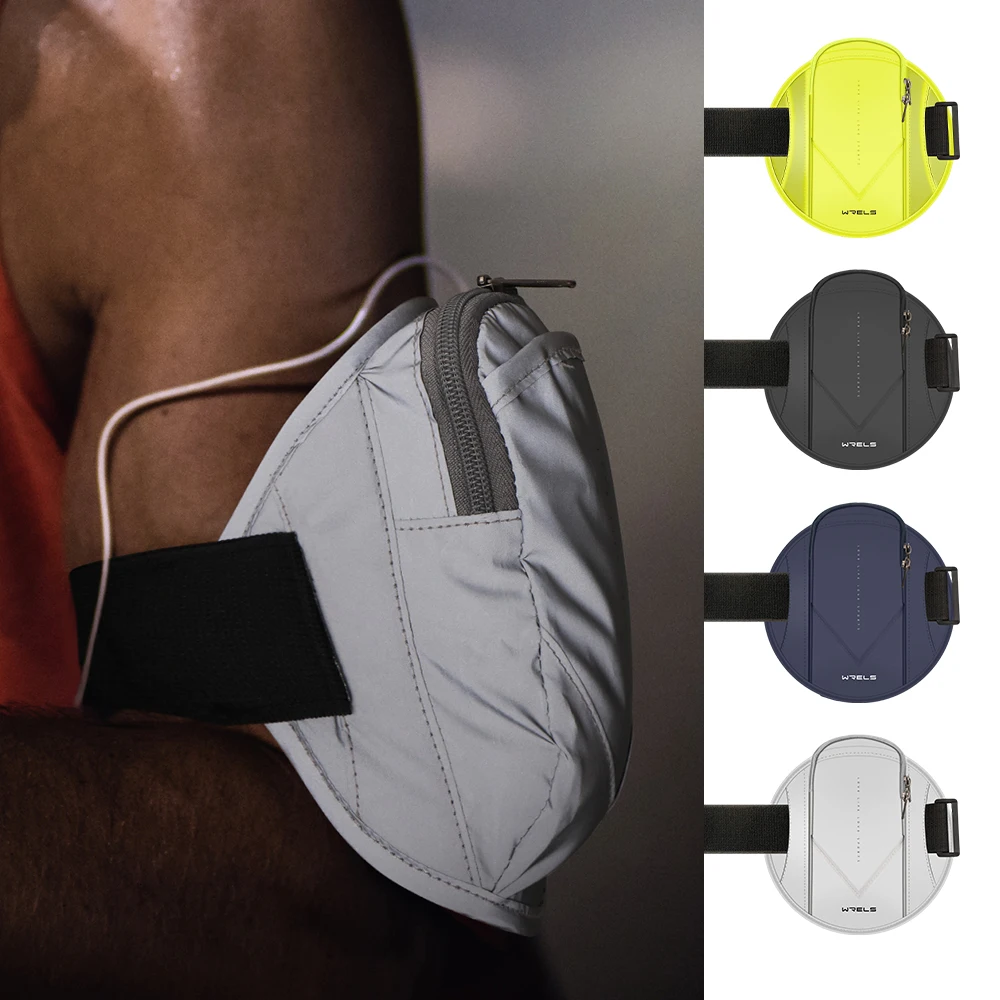 حقيبة ذراع لتنظيم الهاتف الخلوي ذات سعة كبيرة، حافظة ذراع رياضية مقاومة للماء وغير منفذية