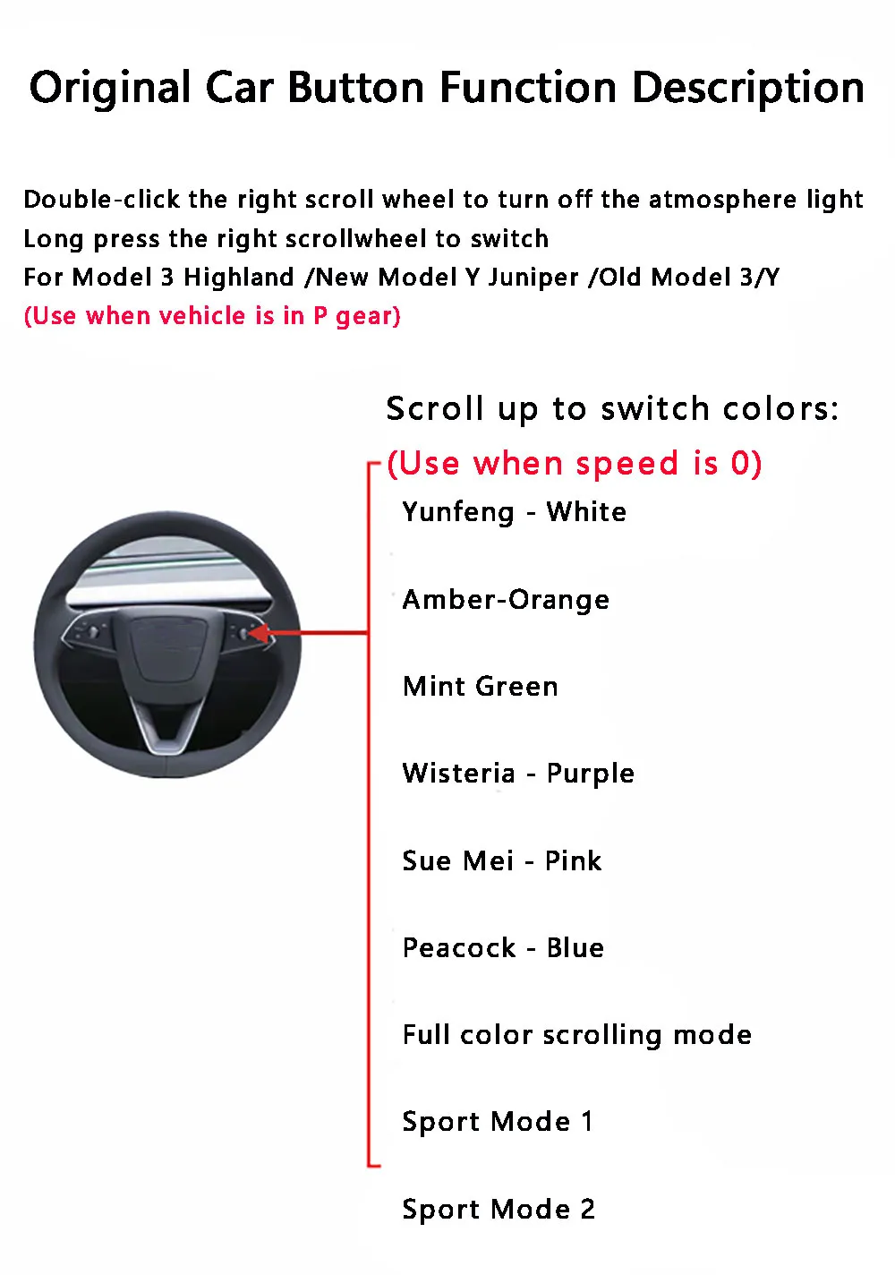Intelligentes Lüftungsschlitz-Ambientelichtsystem Totwinkel-Überwachungssystem BSD für Tesla New Y YL Juniper Model 3 Highland Model 3 Y 2021+ – Detail 26