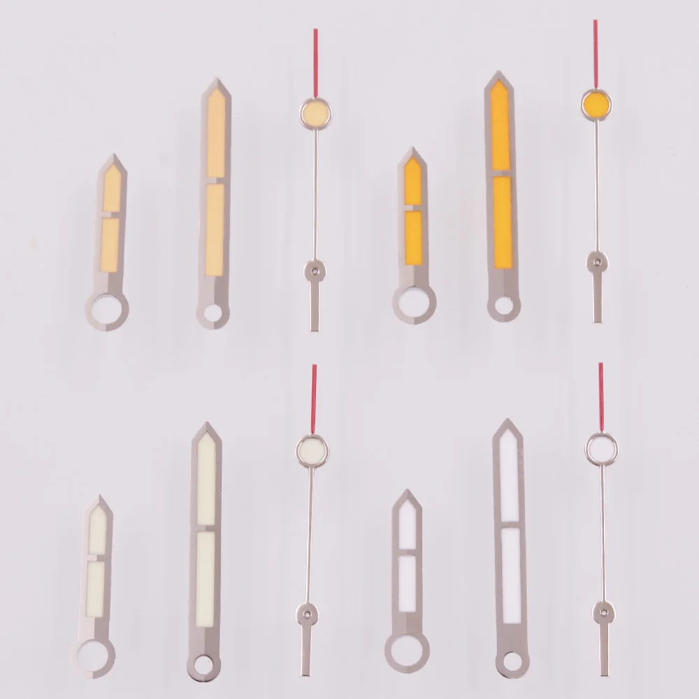 

Зеленые светящиеся стрелки для часов NH35 NH36 ETA 2824 2836 PT5000 ST2130, запчасти для автоматического движения