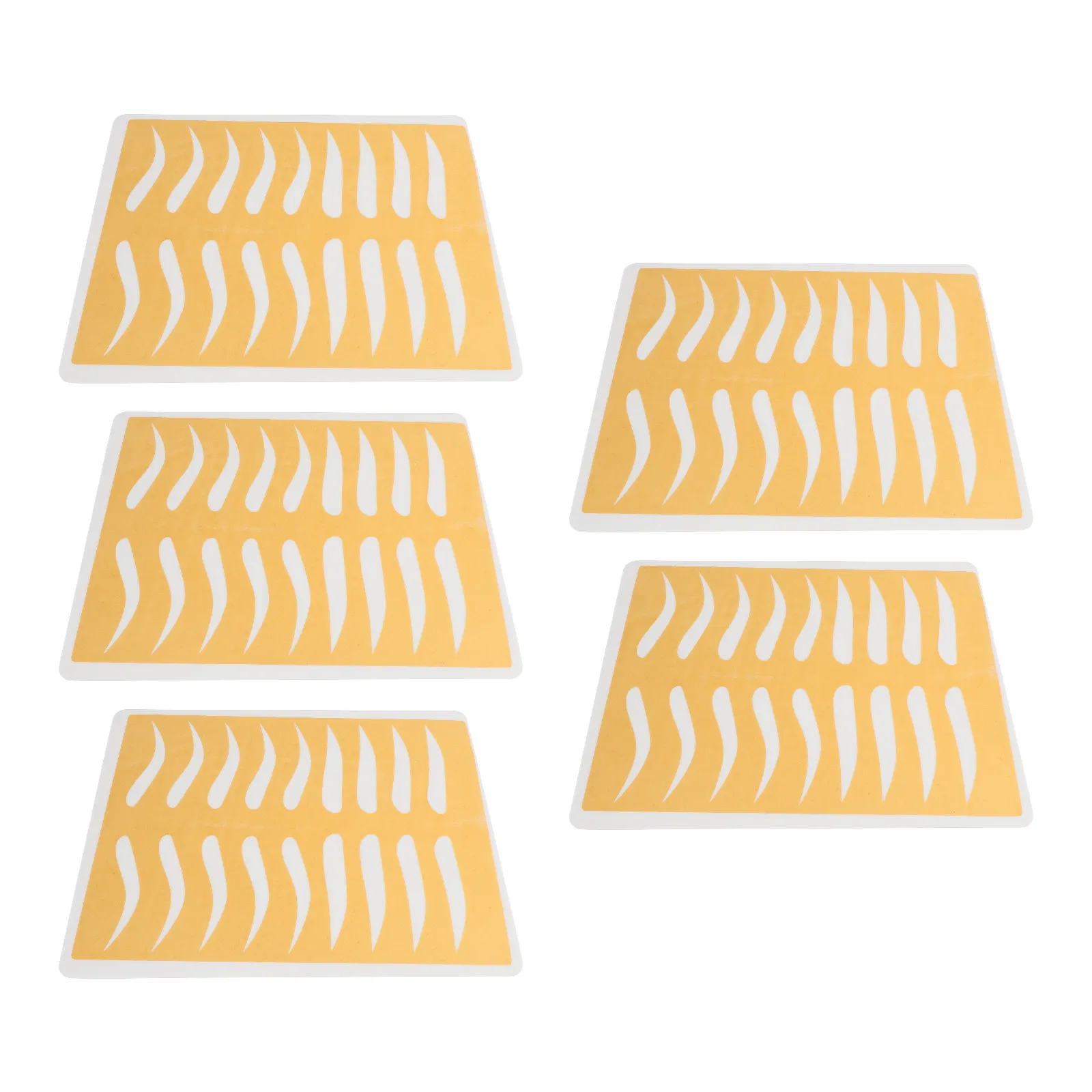 

5 шт. силиконовых тренировочных накладок для микроблейдинга бровей, искусственная кожа для татуажа, для начинающих и профессионалов