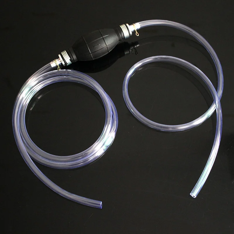 2M Long Handy Manual Gas Oil Pump Car Fuel Pump Hand Straw Pump Durable for Liquid Fuel Tuning Fuel Diesel Pump