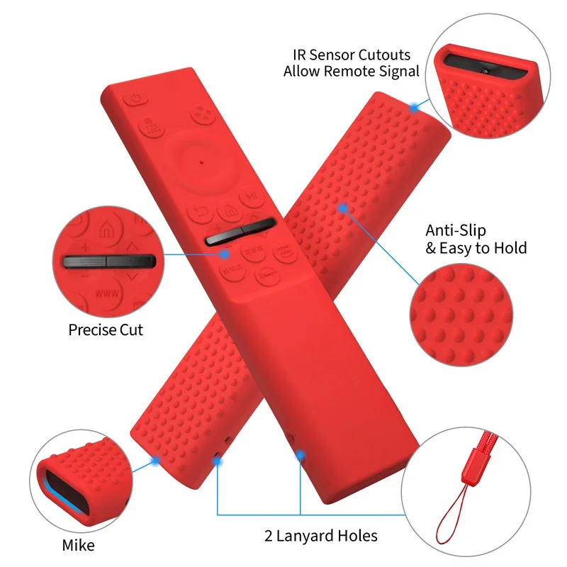 Housse de télécommande en Silicone pour Samsung BN59-01388A BN59-01388E BN59-01388H, étui de contrôle TV intelligent TM2240E, housse antidérapante entièrement couverte