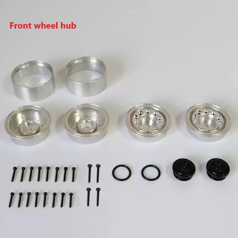 1:14th Scale Dakar Truck Rally Car Climbing Wheel Hub Rim JDM For Tamiya RC Tipper For SCANIA 770S Volvo Tire  Toy