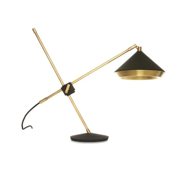 

Simple modern light luxury speaker design personalized living room bedroom study rotatable creative wrought iron desk lamp