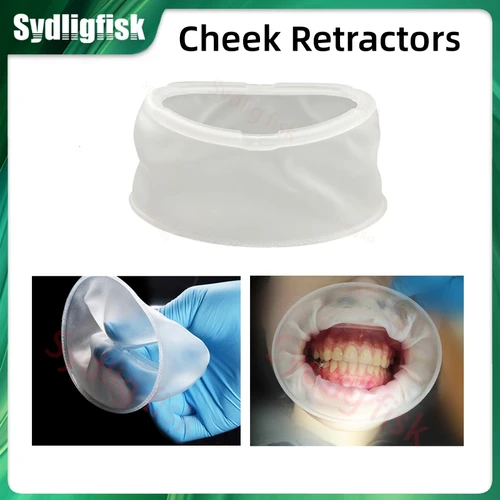 Abridor de boca de goma Dental, Retractores de mejillas, Retractor de labio Oral de ortodoncia, expansor en forma de O, blanqueamiento Dental, odontología, 10 Uds.
