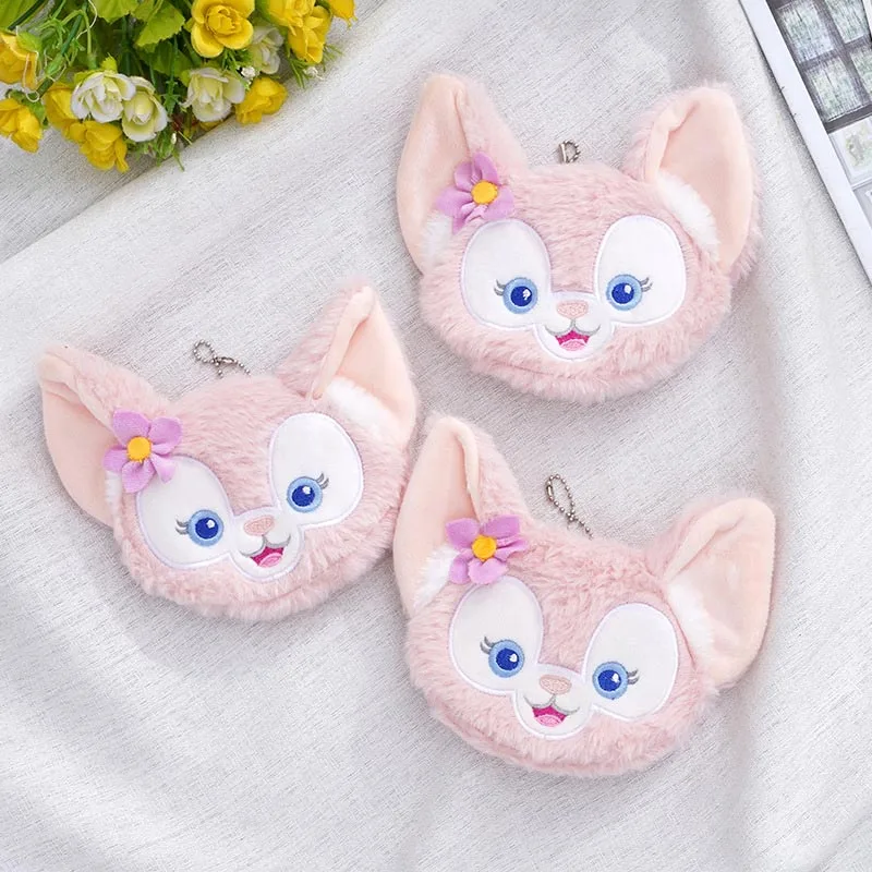 Cartoon Fox & Rabbit Children Plush Coin Bag Zipper Change Purse Wallet Kids Girl Women For Gift