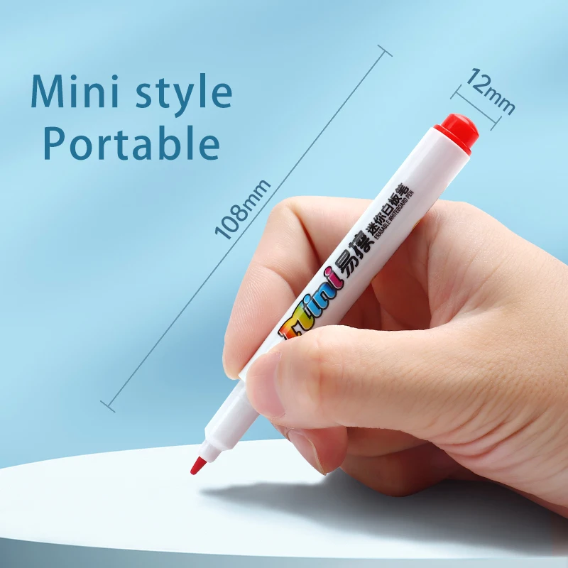 BAOKE MP3924A-12 Colors Mini Whiteboard Marker Pen Set