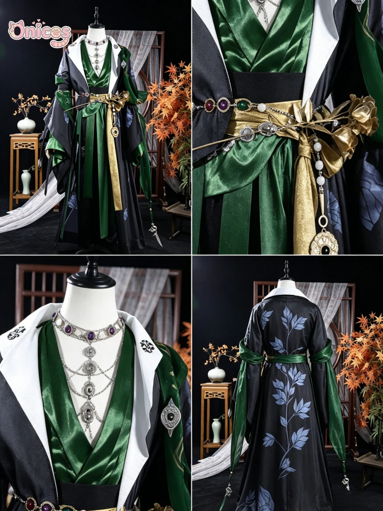 

Where Winds Meet Zui Hua Yin Male Disciple Cosplay Costume Game Suit Halloween Uniform Suits Clothes Anime Outfits Onicos