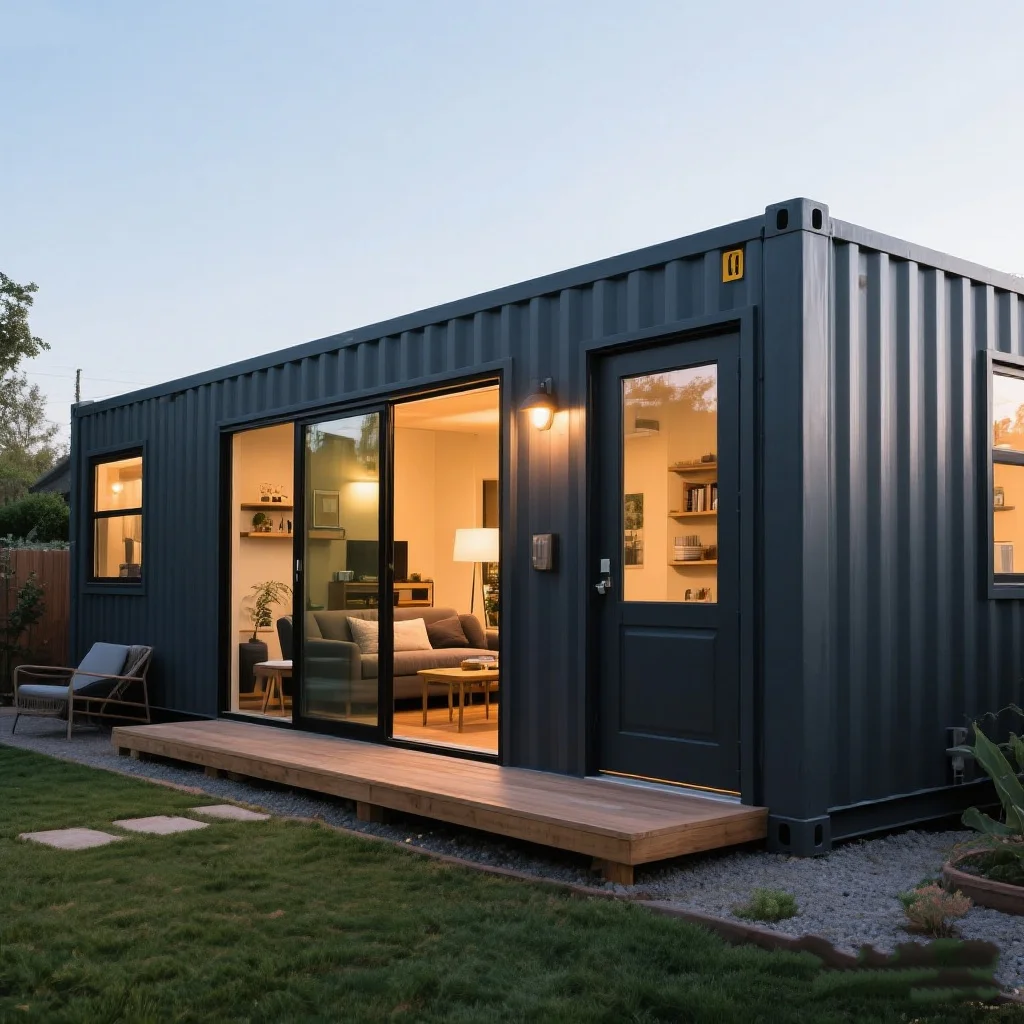 40FT Expandable Container House Folding Home Prefabricated Villa Shipping Mobile Home with 2 3 4 Bedrooms Folding House